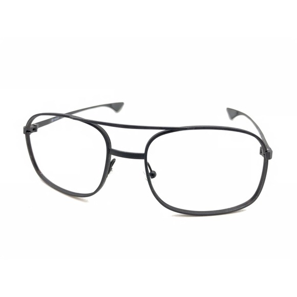 ArtCraft Matte Black Square Aviator Eyeglasses Frames 58-18 140 USA Men Women - Picture 8 of 12